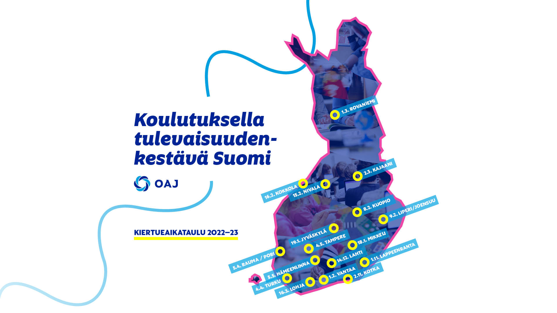 Puheenjohtajan aluekiertue starttaa Lappeenrannasta ja Kotkasta 
